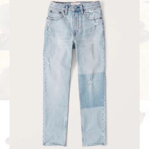 Abercrombie High Rise Mom Jeans Size 24